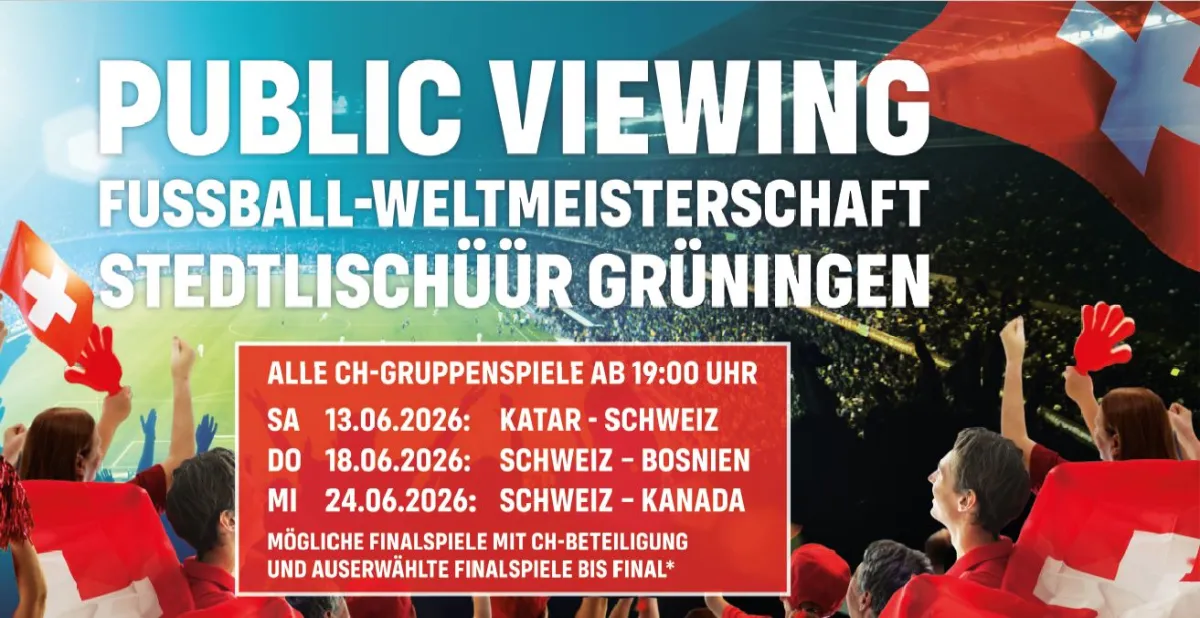 Rock-!t Event GmbH Public Viewing Grüningen